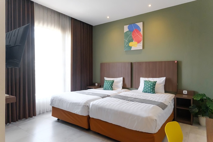 ARB-DT-1 - Deluxe Twin - Mono Coliving Ngagel at Twospaces