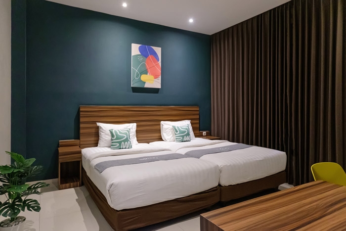 ARB-DT-1 - Deluxe Twin - Mono Coliving Kencana at Twospaces