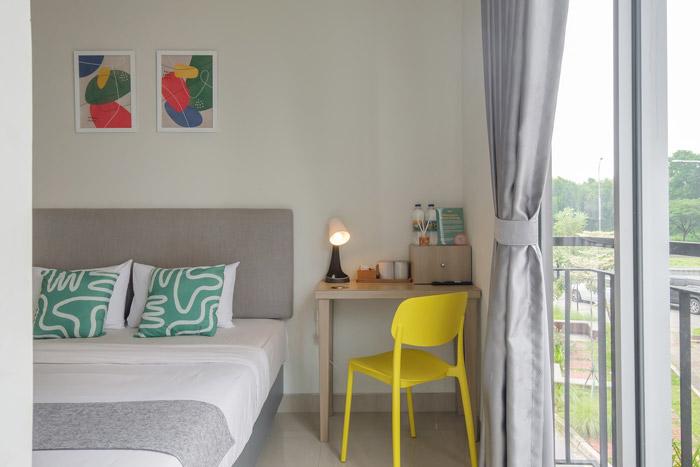 W4 - Deluxe Double - Daily - Mono Coliving at BSD City at Twospaces