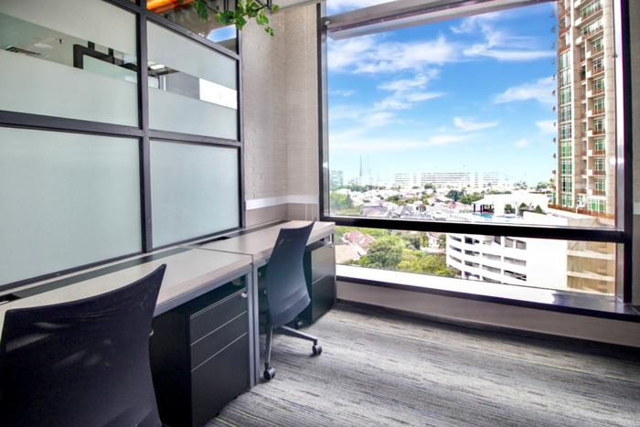 w2 - Private Office 4 Pax View - Uptown Service Office at Twospaces