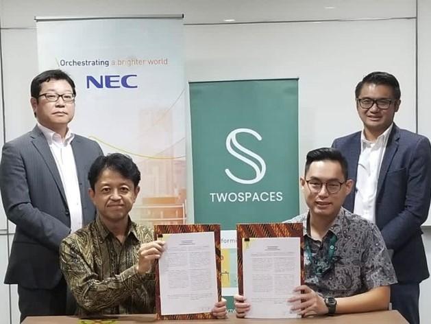 Kolaborasi Living Lab Venture dengan TwoSpaces dan NEC Permudah Bisnis Sewa