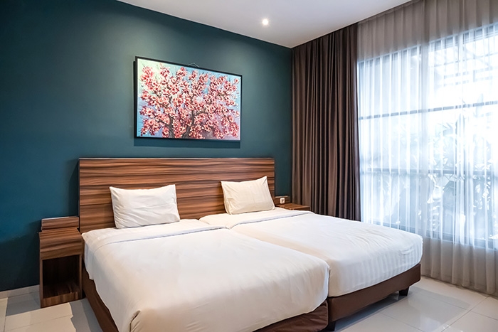 W1 - Deluxe Twin Daily - Kencana Residence at Twospaces